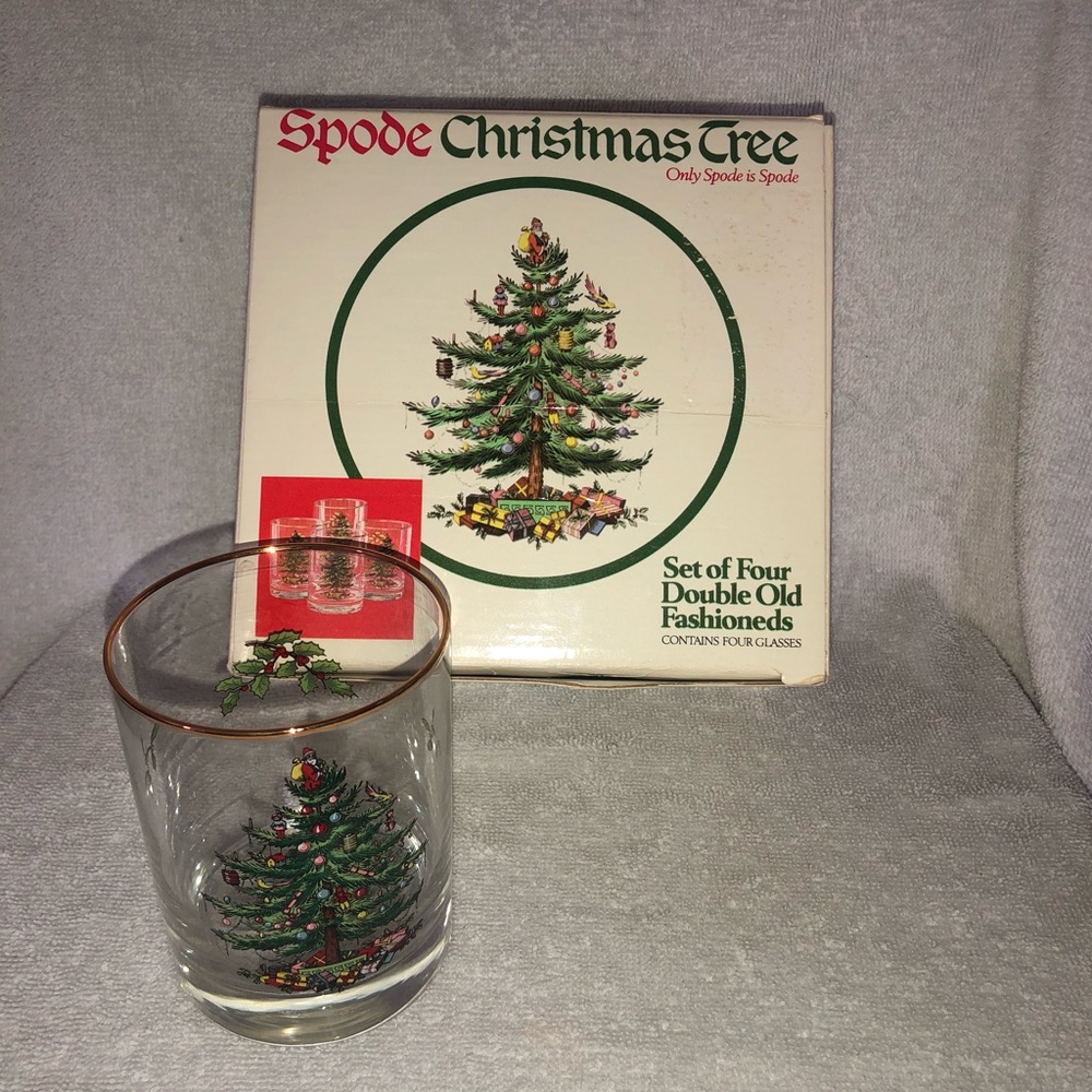 Spode double old fashioneds glasses